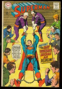 SUPERMAN #206 1968-DC COMIC-EXECUTION COVER-NEAL ADAMS G