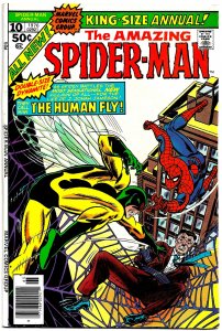 AMAZING SPIDER-MAN ANNUAL #10 (Sep1976) 8.0 VF  Gil Kane! Bill Mantlo! THE FLY!
