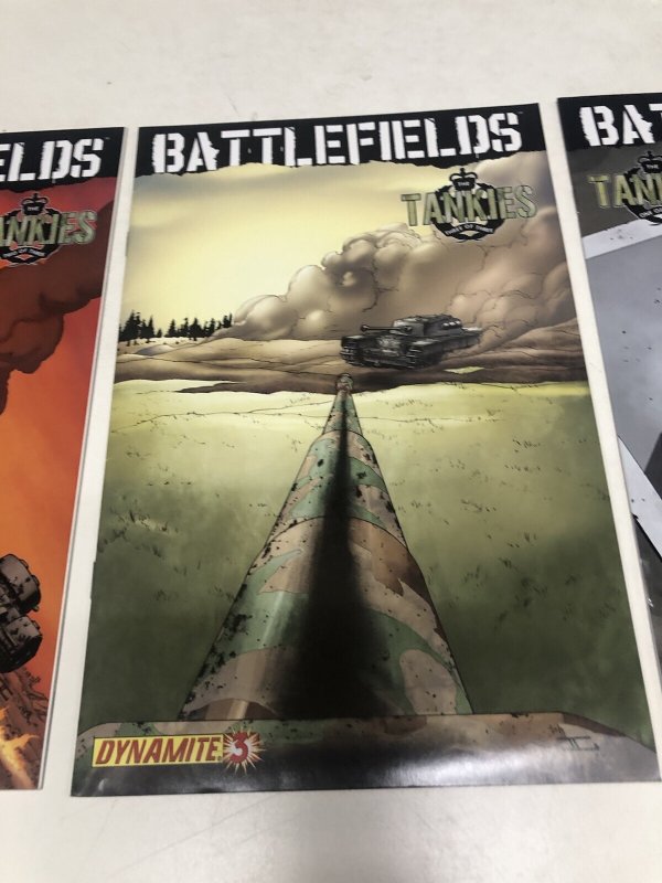 Battlefields (2009) Set Issues # 1-3 Garth Ennis • Avina • Dynamite • Tankies •