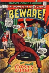 Beware (1973 series) #3, VG+ (Stock photo)