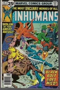 The Inhumans #6 (Marvel, 1975) FN/VF