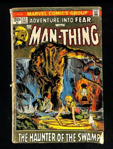 Fear #11 Man-Thing! 1st Appearance Jennifer Kale! Neal Adams Cover!