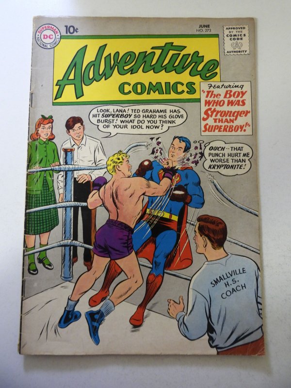 Adventure Comics #273 (1960) VG Condition moisture stains