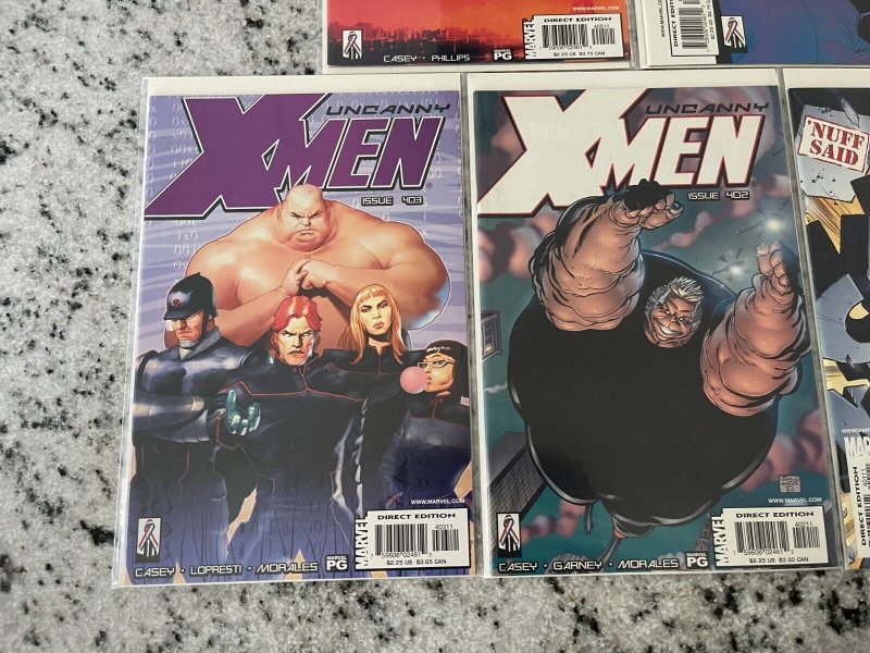 5 Uncanny X-Men Marvel Comic Books # 401 402 403 404 405 NM Wolverine CM6 