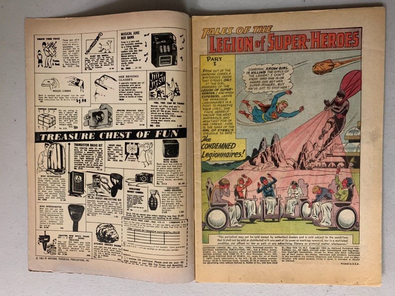Adventure Comics #313 Saturn Girl identity 4.0 (1963)