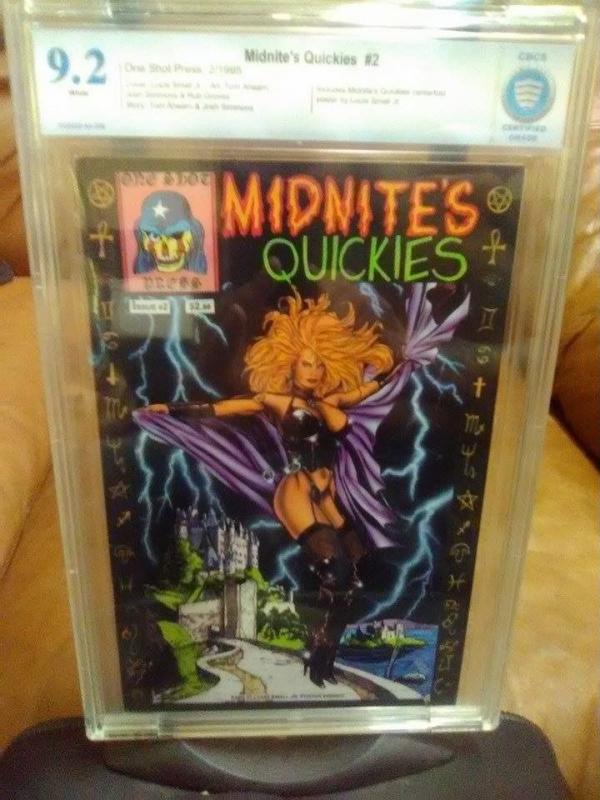 CBCS GRADED MIDNITE'S QUICKIES #2 VAMPIRELLA ARTIST LOUIS SMALL JR (PGX) (CGC)