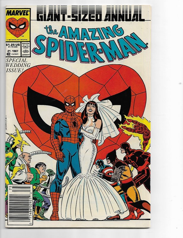 The Amazing Spider-Man Annual #21 (1987) FN/VF