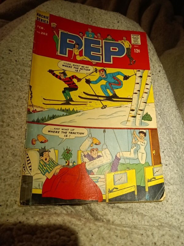 PEP COMICS #202 Archie Series 1967 Betty and Veronica Jughead Reggie Moose