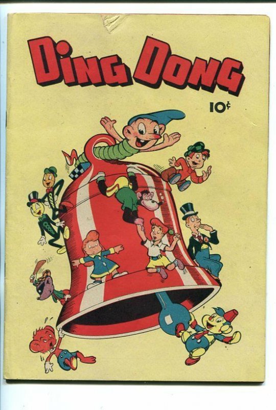 DING DONG #1-1946-ROBOTS-MONKEYS-SOUTHERN STATES PEDIGREE-fn/vf 