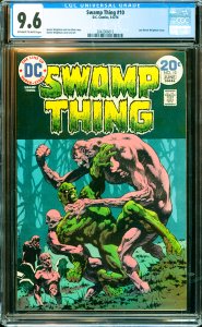 Swamp Thing #10 CGC Graded 9.6 Last Bernie Wrightson issue.