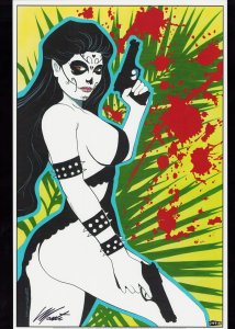La Muerta: Primeval - Pop Art Edition 11 x 17 Print SIGNED