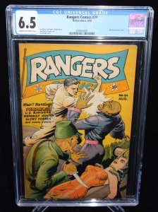Ranger Comics #24 CGC (6.5) Bondage Cover - 1945