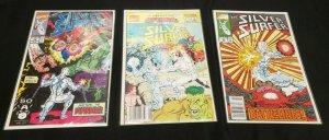SILVER SURFER 3PC (VF) THE DEFENDERS, DR STRANGE, HULK, NAMOR 1991-92