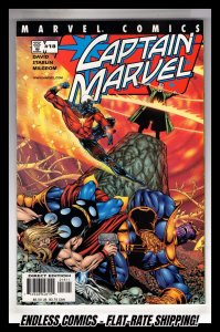Captain Marvel #18 (2001) VF/NM THOR! THANOS!  / EBI#2