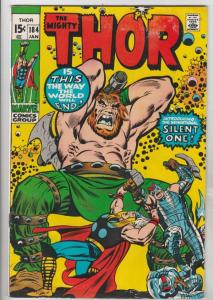 Thor, the Mighty #184 (Jan-71) VG Affordable-Grade Thor