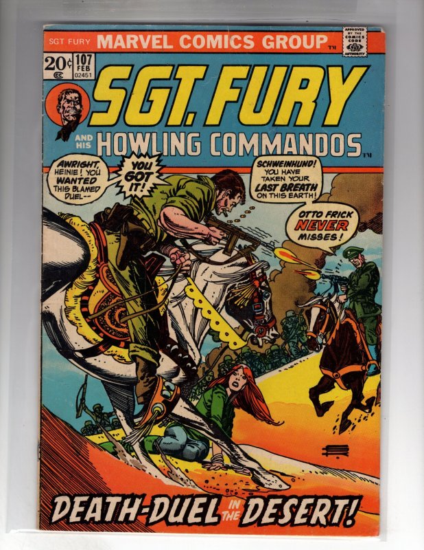 Sgt. Fury #107 (1973)      / ECA8