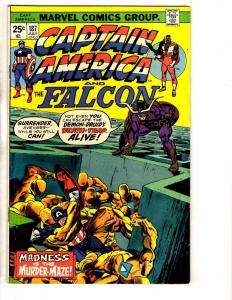 Captain America # 187 VF Marvel Comic Book Nomad Avengers Falcon Iron Man J249