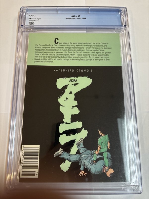 Akira (1989) # 8 (CGC 9.8 WP) Marvel/Epic Comics