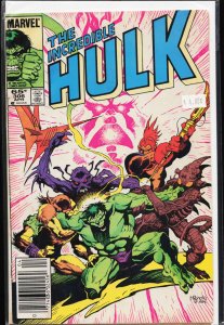 The Incredible Hulk #306 Newsstand Edition (1985) Hulk