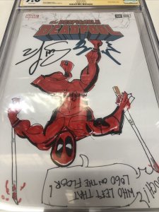 Despicable Deadpool (2018) #300 (CGC 9.6 SS) Signed sketch Scott Lobdell *Marvel