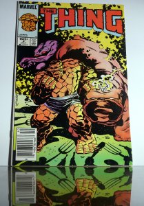 Thing #4 Marvel Comics 1983 Newsstand Feat. The Thing Sarah Ann Jackson Lockjaw