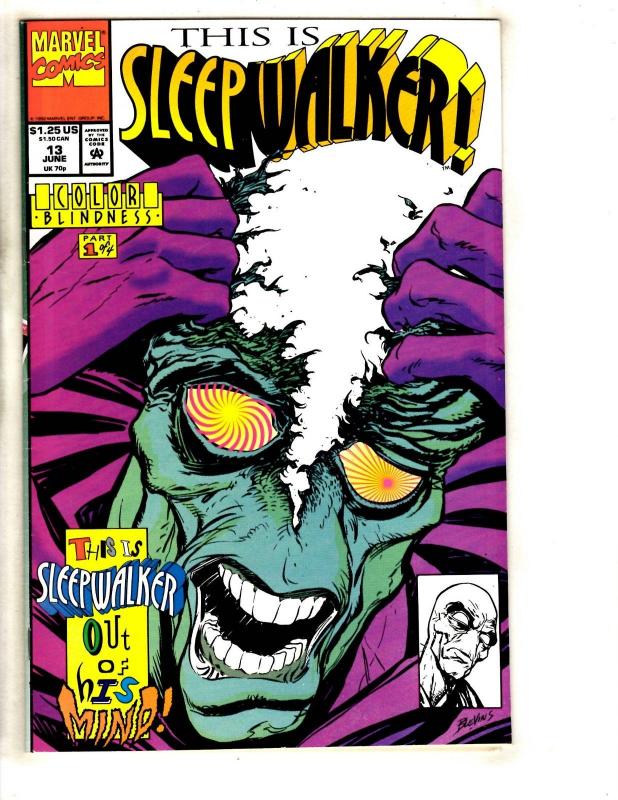 Lot Of 10 Sleepwalker Marvel Comic Books # 11 12 13 14 15 16 17 18 19 20 CR58