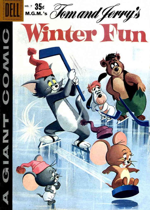 Tom And Jerry's Winter Fun #7 GD ; Dell | low grade comic MGM Giant