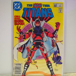 The New Teen Titans #22 (1982) Fine. Brother Blood!