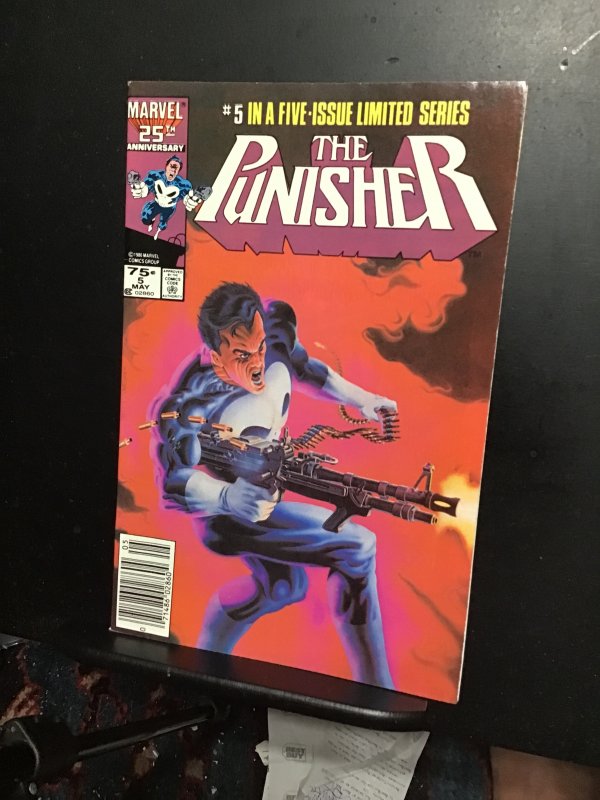 The Punisher #5 (1986) New Disney TV show out soon! NM- Wytheville CERT!