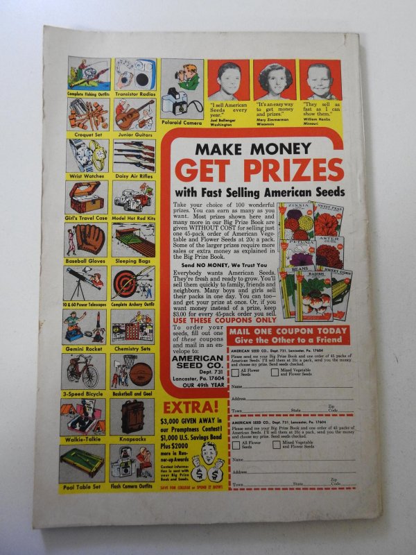 Action Comics #347 (1967) GD/VG Condition 1 1/2 in spine split