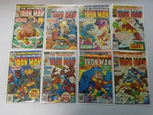 Iron Man lot 31 different from #63-99 avg 5.0 VG FN (1973-77 1st Series)