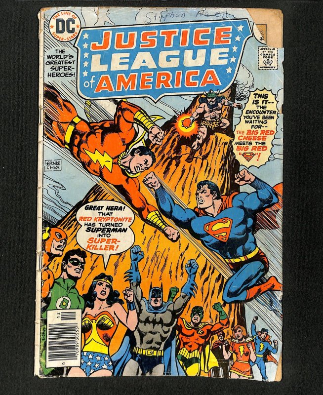 Justice League Of America #137 Shazam Vs Superman!