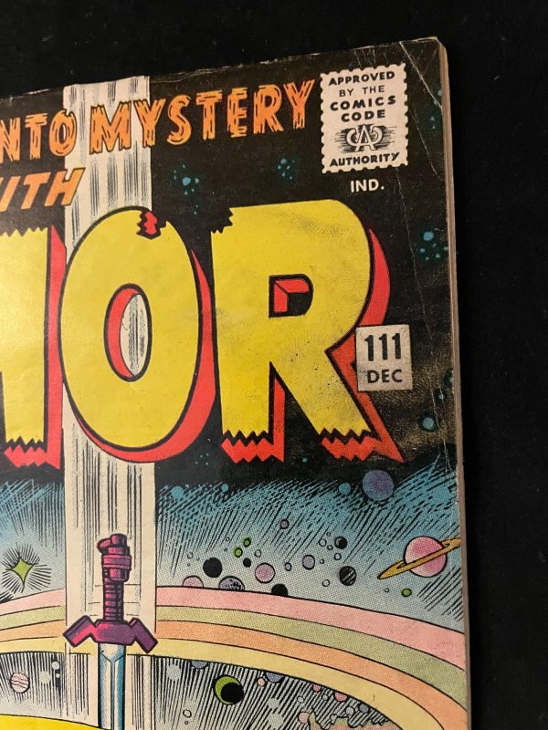 JOURNEY INTO MYSTERY #111 VG+ Condition