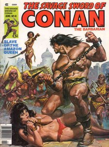 Savage Sword of Conan #41 FN ; Marvel | Amazon Queen