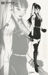 BATMAN #92 (2020)  JORGE JIMINEZ B&W/COLOR CARDSTOCK VARIANT SET DC NM.