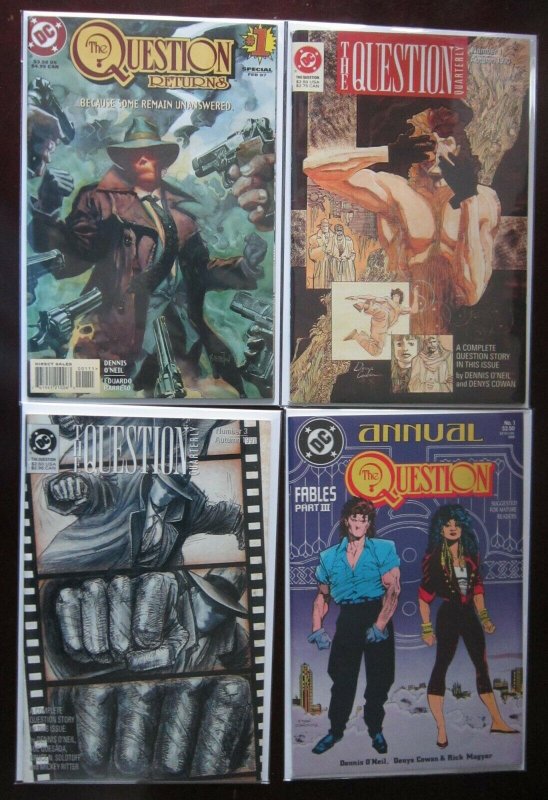 The Question Comic Lot (5 DIFF) - 8.0 VF