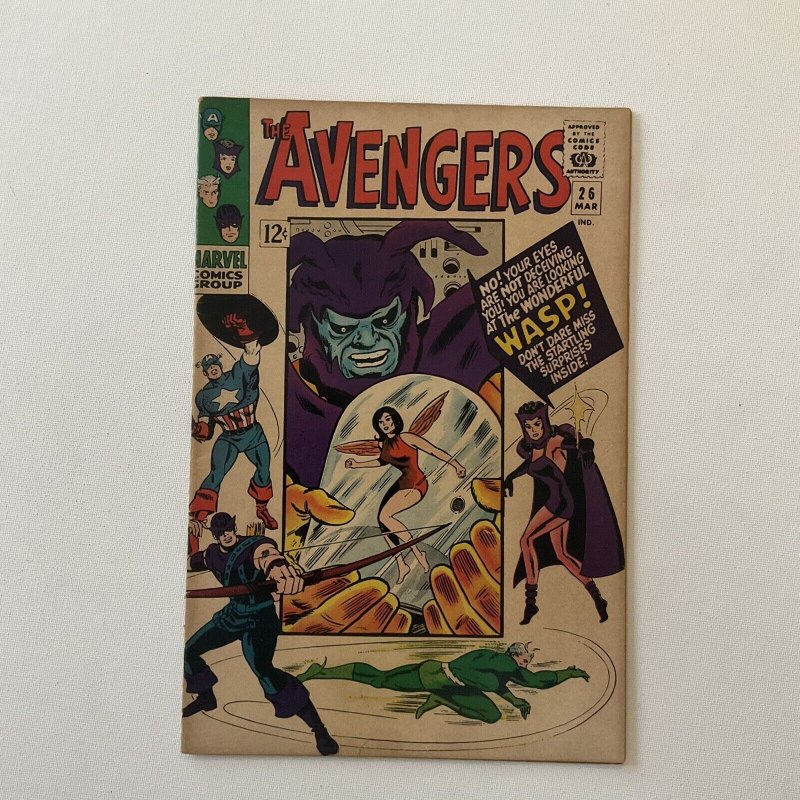 Avengers 26 Very Fine Vf 8.0 Marvel 1966