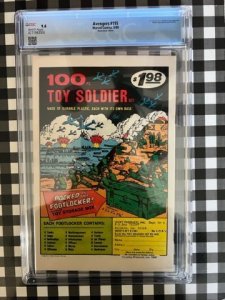 The Avengers #195 (1980) - CGC 9.4 -1st Cameo Taskmaster