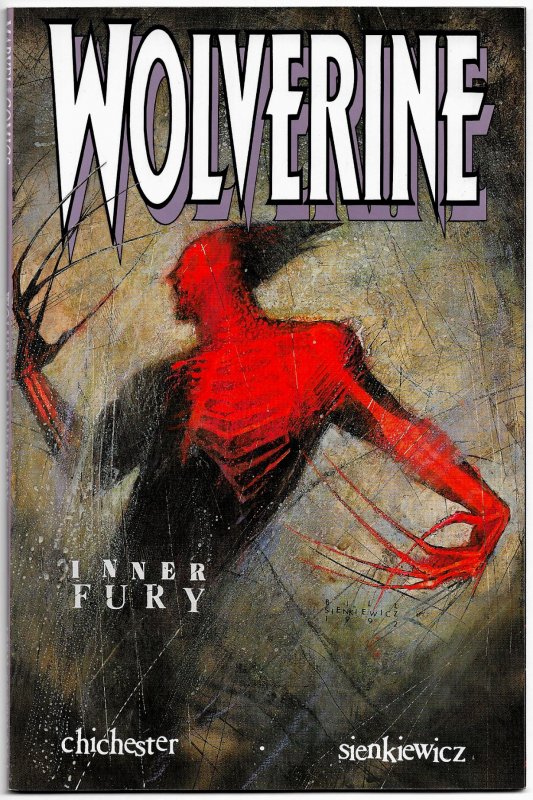 WOLVERINE: INNER FURY(1992)Marvel • Chichester/Sienkiewicz • Logan in Peril!