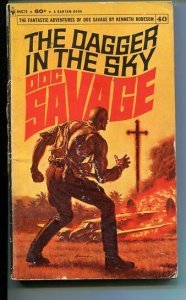 DOC SAVAGE-THE DAGGER IN THE SKY-#40-ROBESON-G-JAMES BAMA COVER-1ST EDITION G