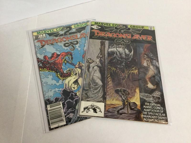 Dragonslayer 1 2 Lot Set Run Nm Near Mint Marvel Comics A39