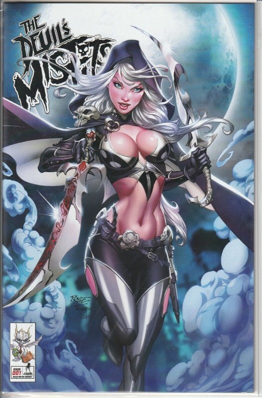 Devil's Misfits #1 Cover Q Jamie Tyndall Huntress Trade Variant NM Royle