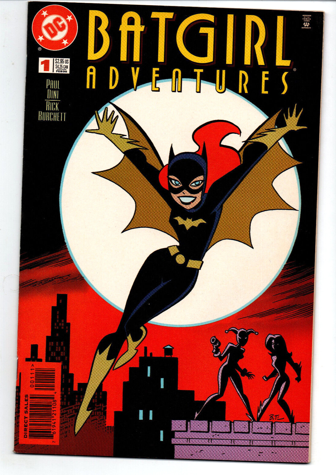 Batgirl Adventures 1 Bruce Timm Batman Tas Poison Ivy Harley Quinn Nm Comic Books 0005