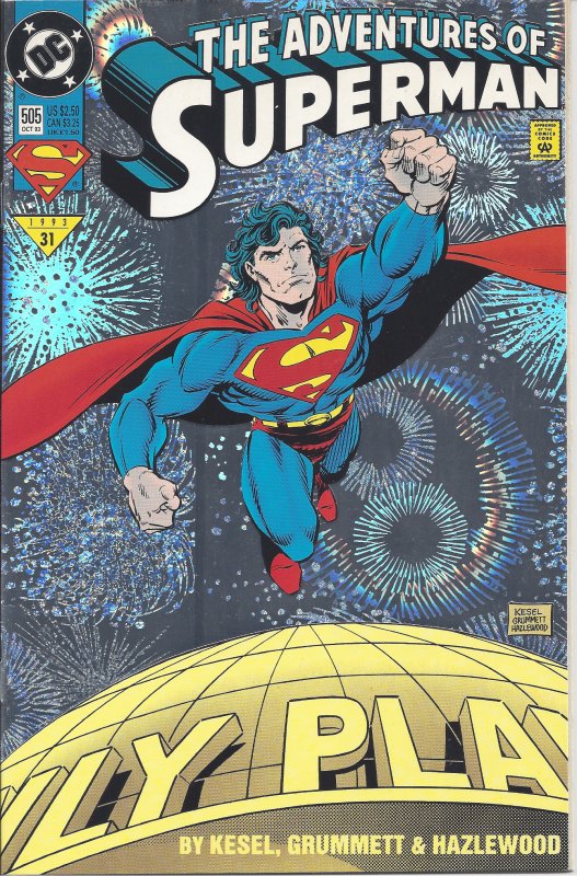 Adventures of Superman #505 (Oct 93)- holografx foil collector's ed. - S...
