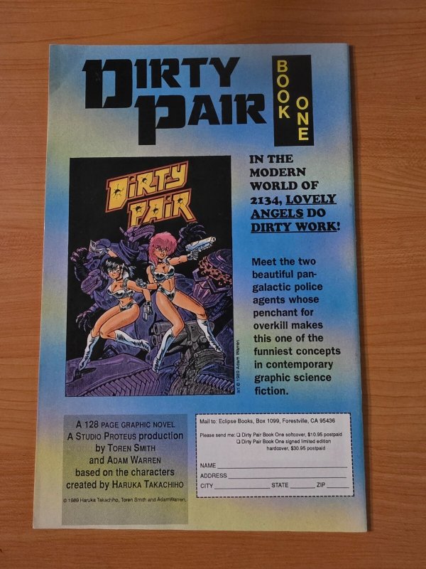Dirty Pair II #4 ~ NEAR MINT NM ~ 1989 Eclipse Comics