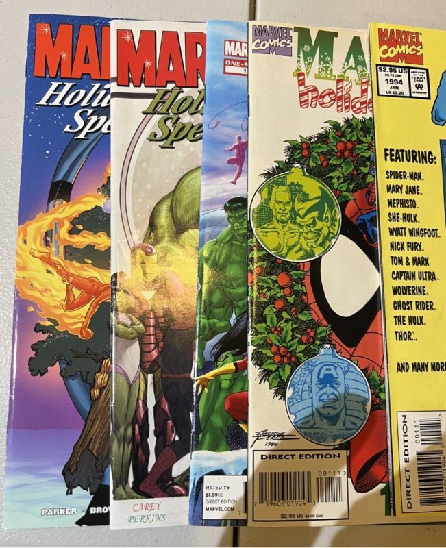 Marvel Holiday Special Set of 6: 1993 1994 1996* 2005 2006 2011