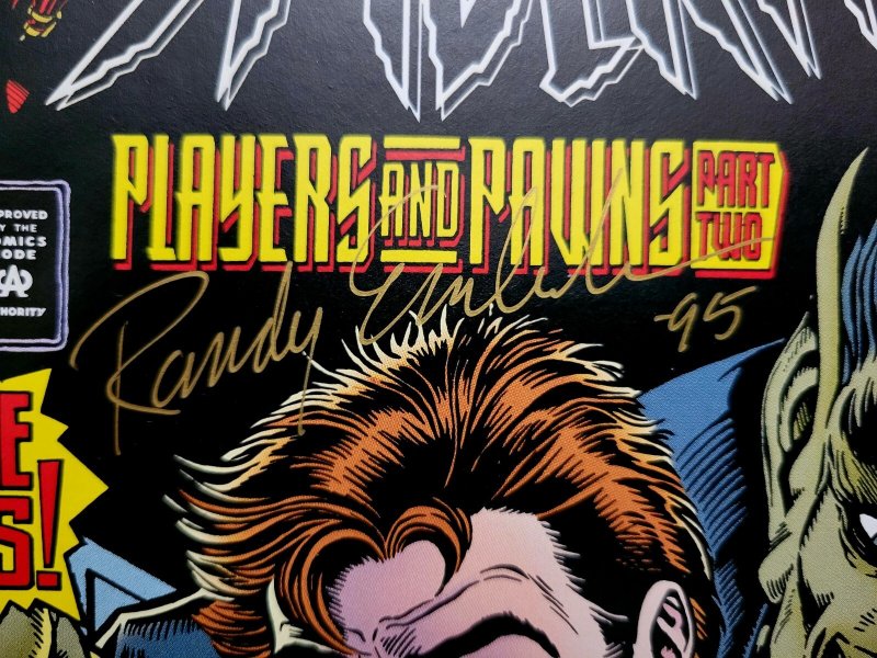 Web of Spider-Man #123 (Marvel 1995) Signed by RANDY EMBERLIN 7.0 Jackal & Kaine