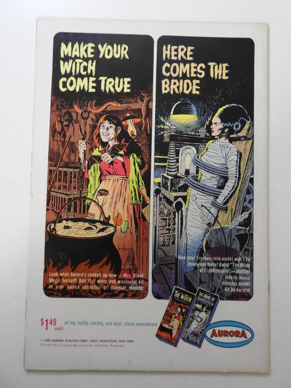 The Brave and the Bold #62 (1965) VG 2 centerfold wraps detached bottom staple