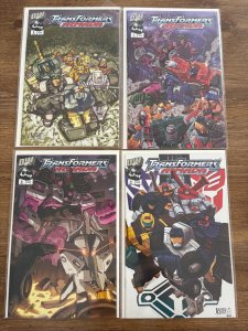 Lot Of 4 Transformers Armada Dreamwave Comic Books # 5 6 7 8 VF-NM 12 J444