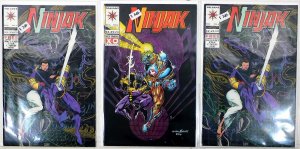 Ninjak Lot of 3 #4 x2, 6 (1994) Valiant Comics 1st Print Comic Books
